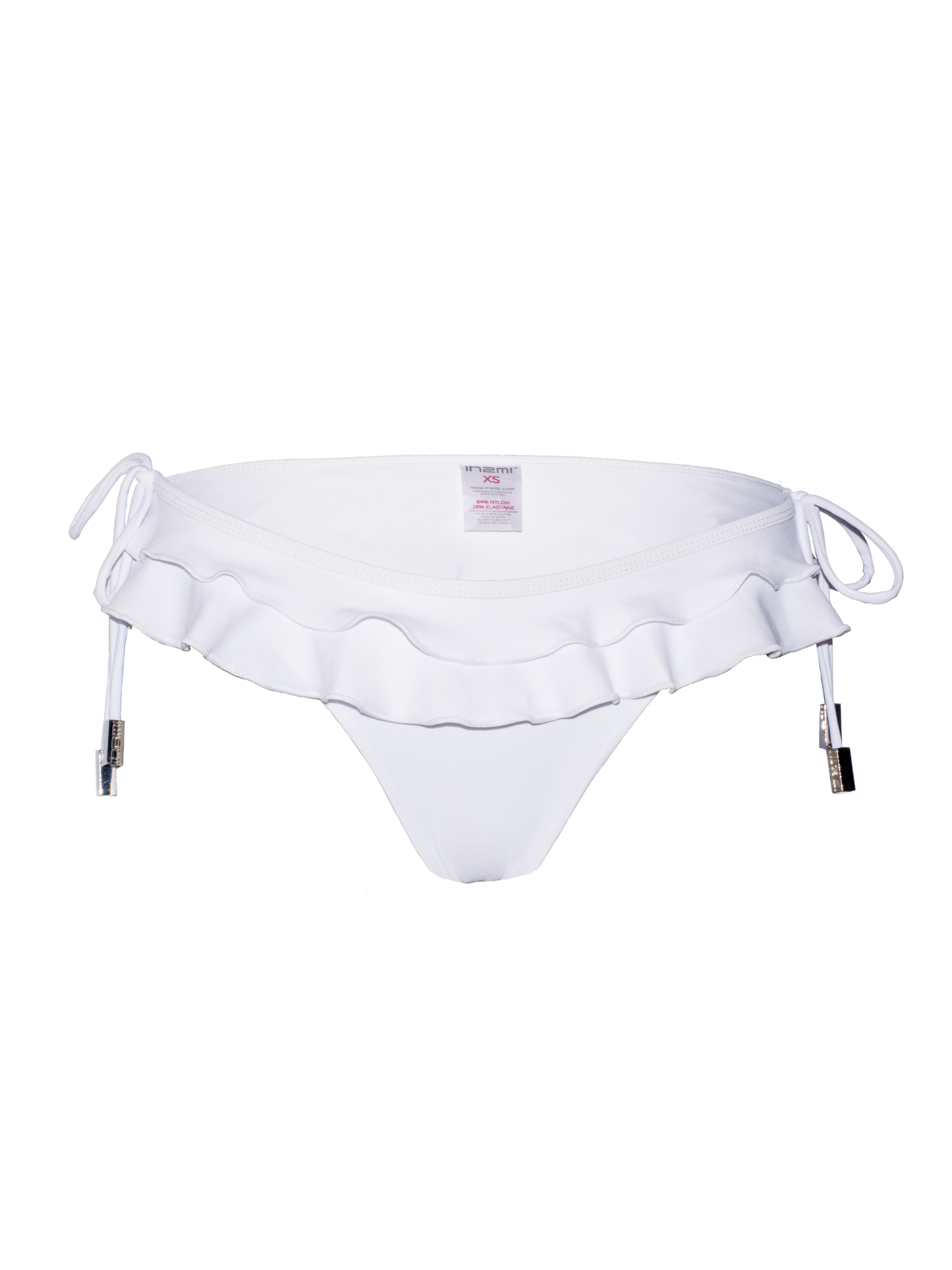 IN2MI Ruffle Bikini Briefs White